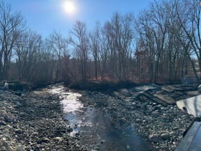The former location of High Street Dam