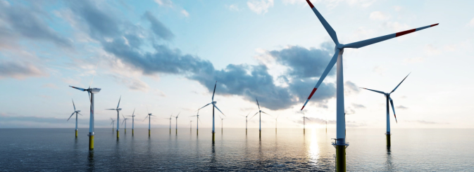 Off shore wind turbines