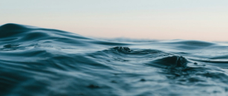 close of up water in the ocean